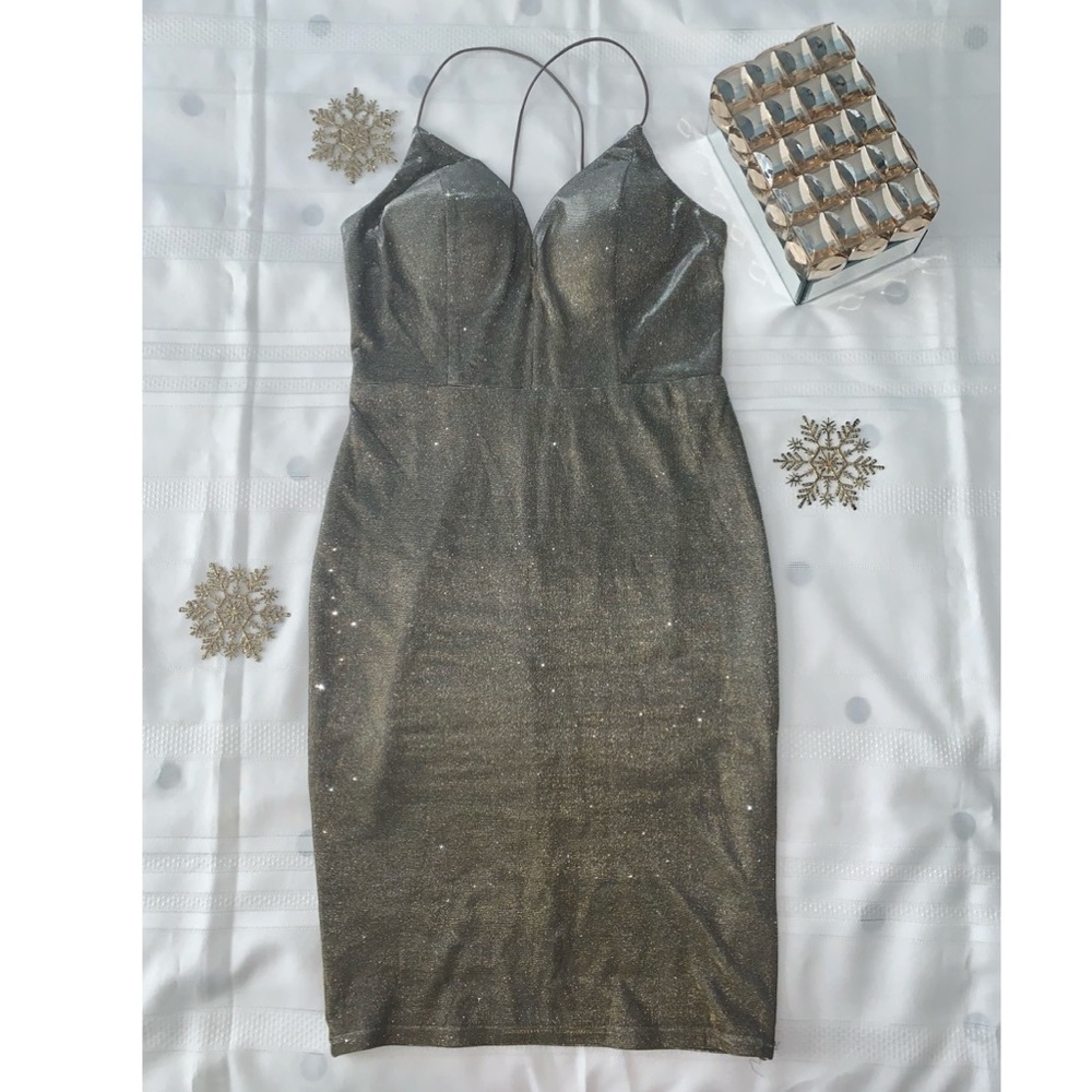 Gold and silver Forever 21 dress!!!